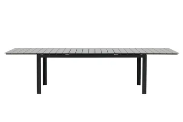 Levels Förlängningsbart Matbord Utomhus 224-324 cm - Grå/Svart - Utemöbler - Utebord & trädgårdsbord - Matbord utomhus