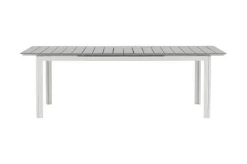 Levels Förlängningsbart Matbord Utomhus 224-324 cm - Grå/Vit - Utemöbler - Utebord & trädgårdsbord - Matbord utomhus