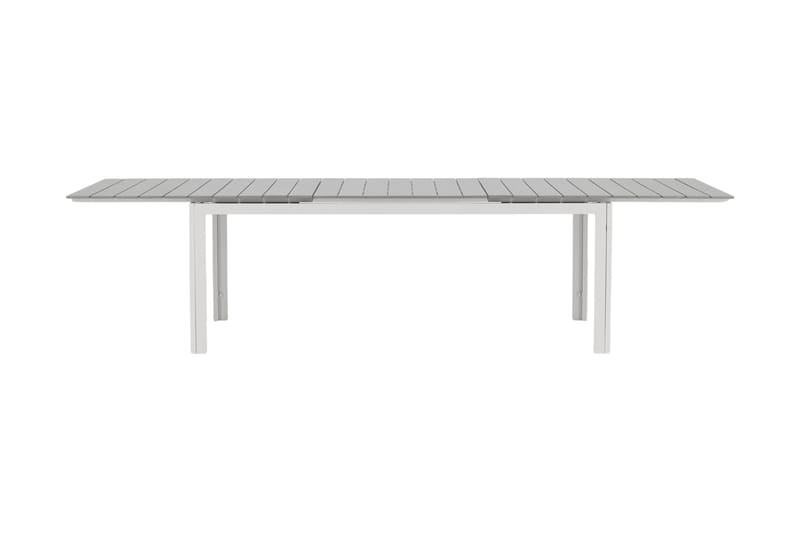 Levels Förlängningsbart Matbord Utomhus 224-324 cm - Grå/Vit - Utemöbler - Utebord & trädgårdsbord - Matbord utomhus