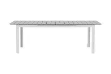 Levels Förlängningsbart Matbord Utomhus 224-324 cm - Grå/Vit - Utemöbler - Utebord & trädgårdsbord - Matbord utomhus
