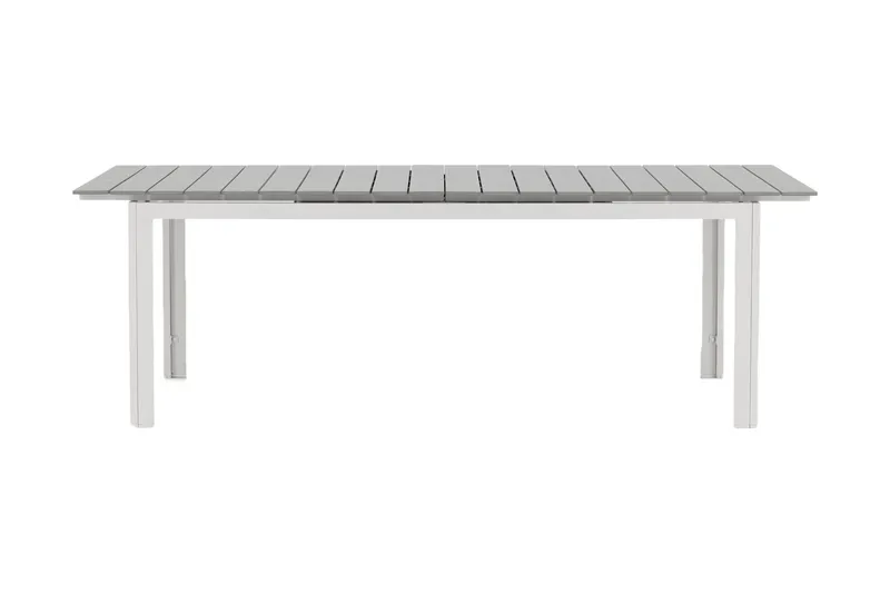 Levels Förlängningsbart Matbord Utomhus 224-324 cm - Grå/Vit - Utemöbler - Utebord & trädgårdsbord - Matbord utomhus