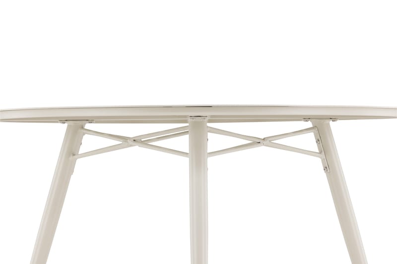 Lina Matbord Utomhus 120 cm Rund - Beige - Utemöbler - Utebord & trädgårdsbord - Matbord utomhus