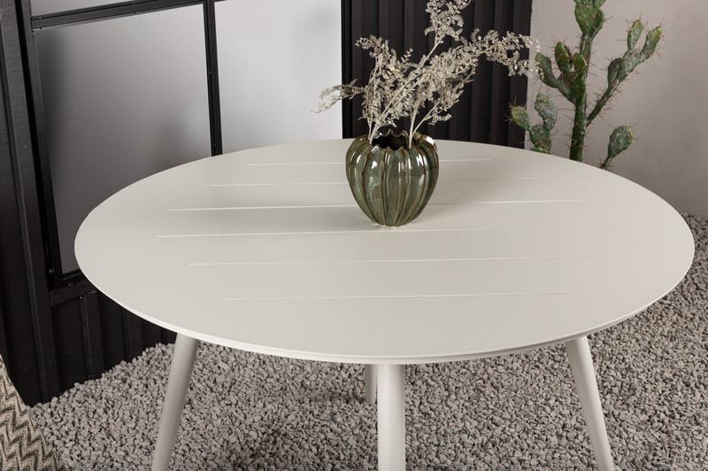Lina Matbord Utomhus 120 cm Rund - Grå - Utemöbler - Utebord & trädgårdsbord - Matbord utomhus