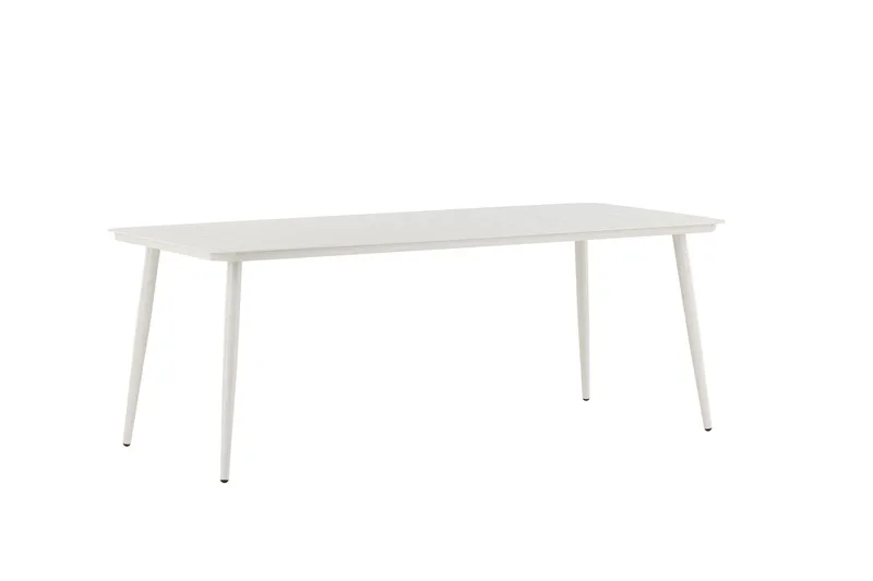 Lina Matbord Utomhus 200 cm - Vit - Utemöbler - Utebord & trädgårdsbord - Matbord utomhus