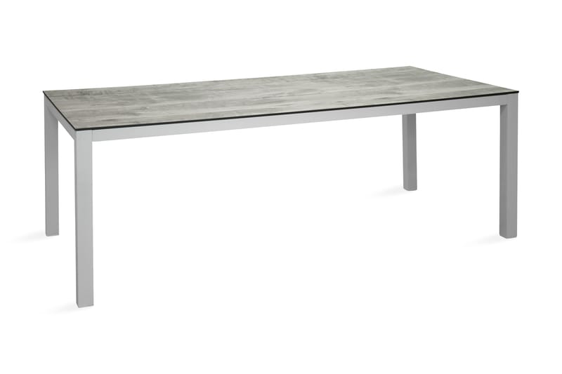 Llama Matbord Utomhus 205 cm - Vit/Grå - Utemöbler - Utebord & trädgårdsbord - Matbord utomhus