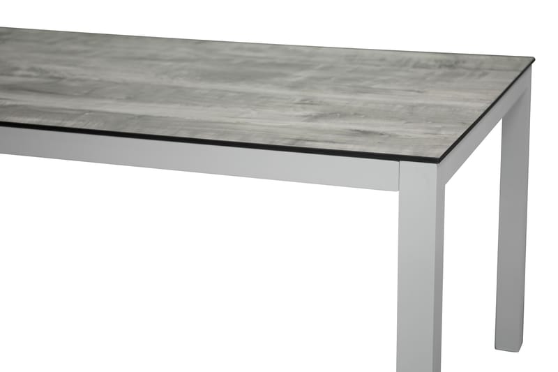Llama Matbord Utomhus 205 cm - Vit/Grå - Utemöbler - Utebord & trädgårdsbord - Matbord utomhus