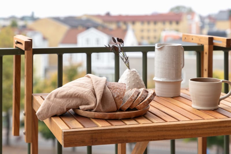 Marion Matbord Utomhus 60 cm - Vit - Utemöbler - Utebord & trädgårdsbord - Matbord utomhus