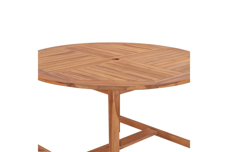 Matbord Utomhus för trädgården 110x75 cm massiv teak - Brun - Utemöbler - Utebord & trädgårdsbord - Matbord utomhus