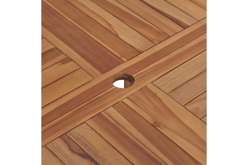 Matbord Utomhus för trädgården 110x75 cm massiv teak - Brun - Utemöbler - Utebord & trädgårdsbord - Matbord utomhus