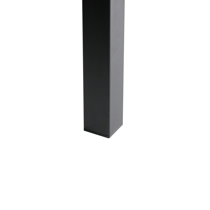 Matbord utomhus Feletto 90x180 cm Sten - Grå/Svart - Utemöbler - Utebord & trädgårdsbord - Matbord utomhus