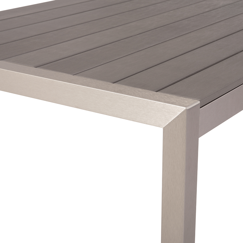 Matbord Vernio 180 cm - Grå - Utemöbler - Utebord & trädgårdsbord - Matbord utomhus