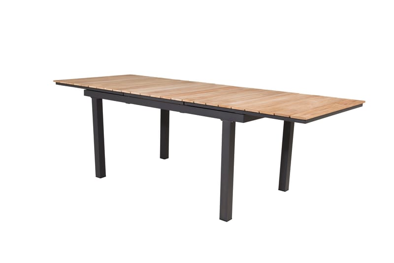 Mexico Förlängningsbart Matbord Utomhus 160-240 cm Brun/Svart - Venture Home - Utemöbler - Utebord & trädgårdsbord - Matbord utomhus