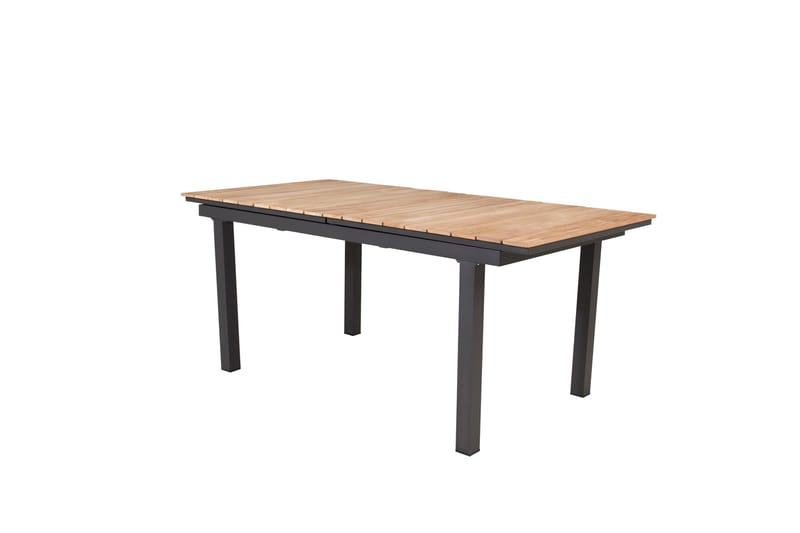 Mexico Förlängningsbart Matbord Utomhus 160-240 cm Brun/Svart - Venture Home - Utemöbler - Utebord & trädgårdsbord - Matbord utomhus