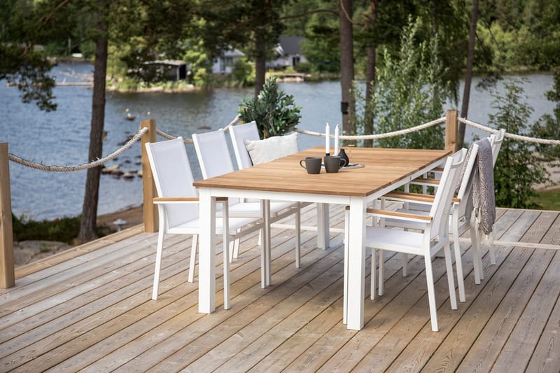 Mexico Matbord Utomhus 200 cm - Brun/Beige - Utemöbler - Utebord & trädgårdsbord - Matbord utomhus
