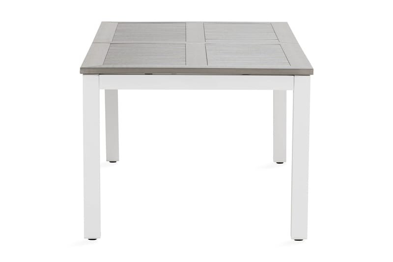 Monaco Matbord Förlängningsbart 220-280x100 cm - Vit/grå - Matbord utomhus