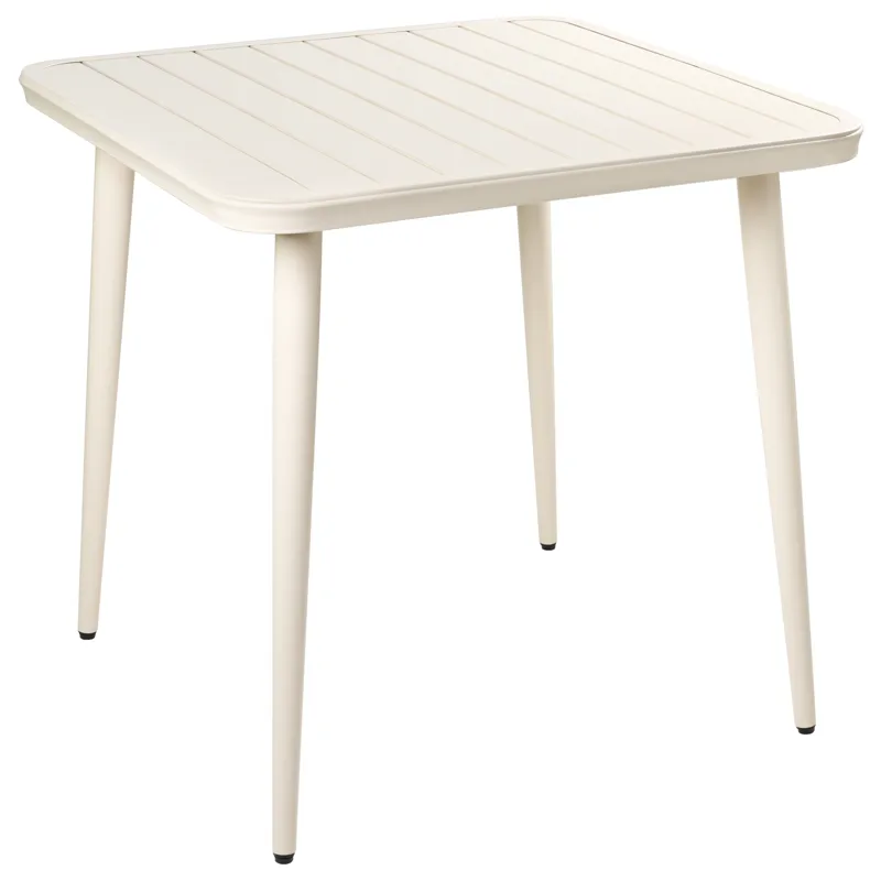 Matbord utomhus Naturno 80 cm Aluminum, Beige