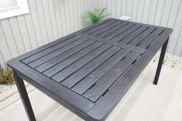 Olivio Matbord Utomhus 135x77 cm - Svart - Utemöbler - Utebord & trädgårdsbord - Matbord utomhus