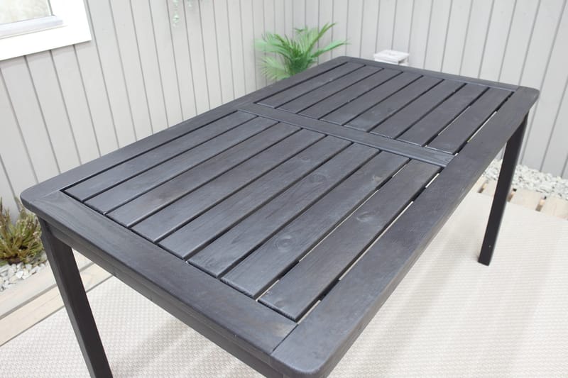 Olivio Matbord Utomhus 135x77 cm - Svart - Utemöbler - Utebord & trädgårdsbord - Matbord utomhus
