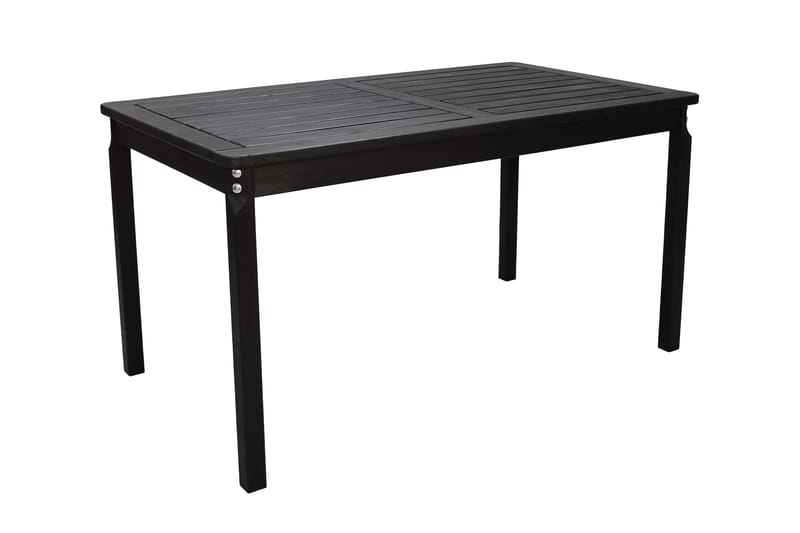 Olivio Matbord Utomhus 135x77 cm - Svart - Utemöbler - Utebord & trädgårdsbord - Matbord utomhus