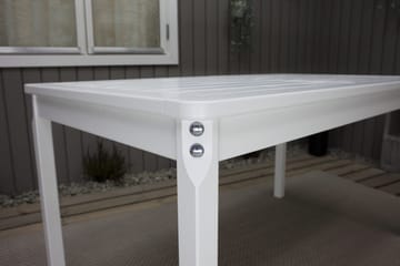 Olivo Fasta Matbord Utomhus 135 cm Vit - Utemöbler - Utebord & trädgårdsbord - Matbord utomhus