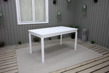 Olivo Fasta Matbord Utomhus 135 cm Vit - Utemöbler - Utebord & trädgårdsbord - Matbord utomhus