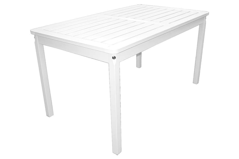 Olivo Fasta Matbord Utomhus 135 cm Vit - Utemöbler - Utebord & trädgårdsbord - Matbord utomhus
