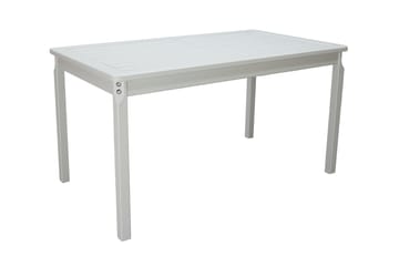 Olivo Fasta Matbord Utomhus 135 cm Vit - Utemöbler - Utebord & trädgårdsbord - Matbord utomhus