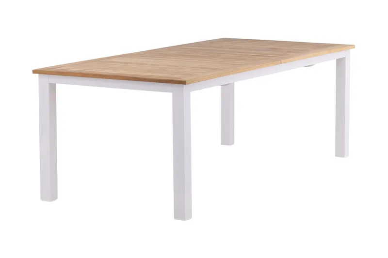 Panama Förlängningsbart Matbord Utomhus 224-324 cm - Teak/Vit - Utemöbler - Utebord & trädgårdsbord - Matbord utomhus