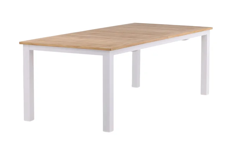 Panama Förlängningsbart Matbord Utomhus 224-324 cm - Teak/Vit - Utemöbler - Utebord & trädgårdsbord - Matbord utomhus