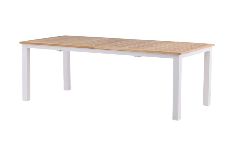 Panama Förlängningsbart Matbord Utomhus 224-324 cm - Teak/Vit - Utemöbler - Utebord & trädgårdsbord - Matbord utomhus