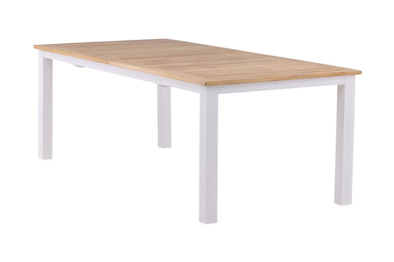 Panama Förlängningsbart Matbord Utomhus 224-324 cm - Teak/Vit - Utemöbler - Utebord & trädgårdsbord - Matbord utomhus
