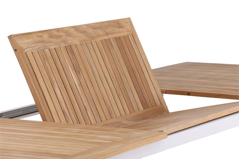 Panama Förlängningsbart Matbord Utomhus 224-324 cm - Teak/Vit - Utemöbler - Utebord & trädgårdsbord - Matbord utomhus