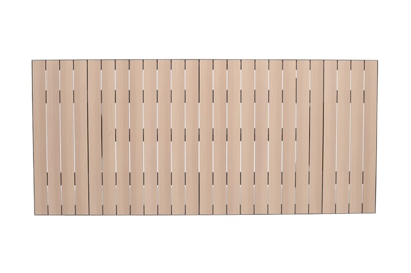 Panama Matbord 200 cm - Svart/Gul - Matbord utomhus