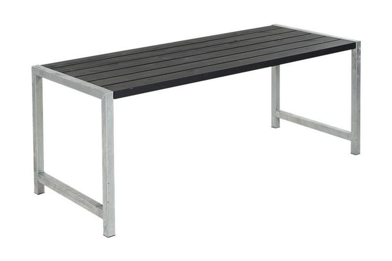 PLUS Melvin PlankUtebord 186 cm - Svart - Utemöbler - Utebord & trädgårdsbord - Matbord utomhus