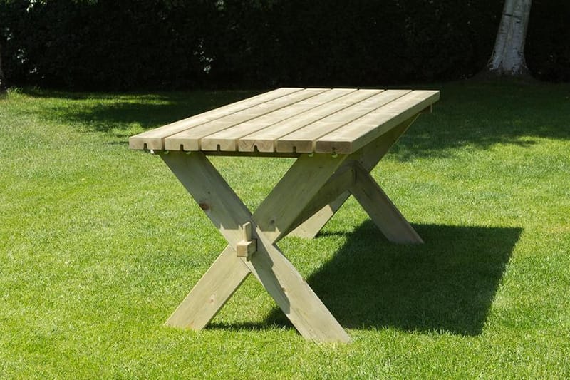PLUS Nostalgi PlankUtebord 177x76x72 cm - Naturell - Utemöbler - Utebord & trädgårdsbord - Matbord utomhus