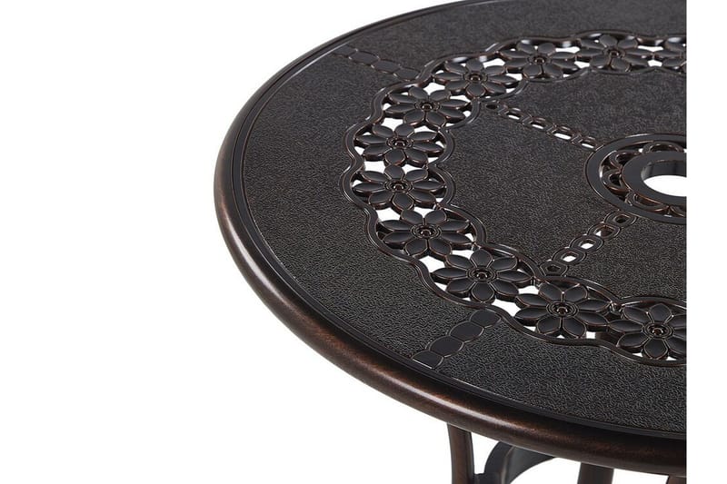 Radogna Matbord Utomhus 65 cm Rund - Brun - Utemöbler - Utebord & trädgårdsbord - Matbord utomhus