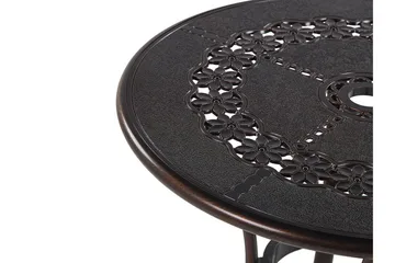 Radogna Matbord Utomhus 65 cm Rund - Brun - Utemöbler - Utebord & trädgårdsbord - Matbord utomhus