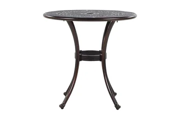 Radogna Matbord Utomhus 65 cm Rund - Brun - Utemöbler - Utebord & trädgårdsbord - Matbord utomhus
