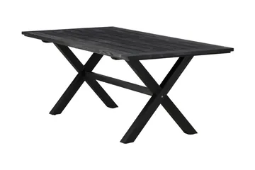 Rives Matbord Utomhus 200 cm - Svart - Utemöbler - Utebord & tr ädgårdsbord - Matbord utomhus