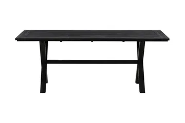 Rives Matbord Utomhus 200 cm - Svart - Utemöbler - Utebord & trädgårdsbord - Matbord utomhus