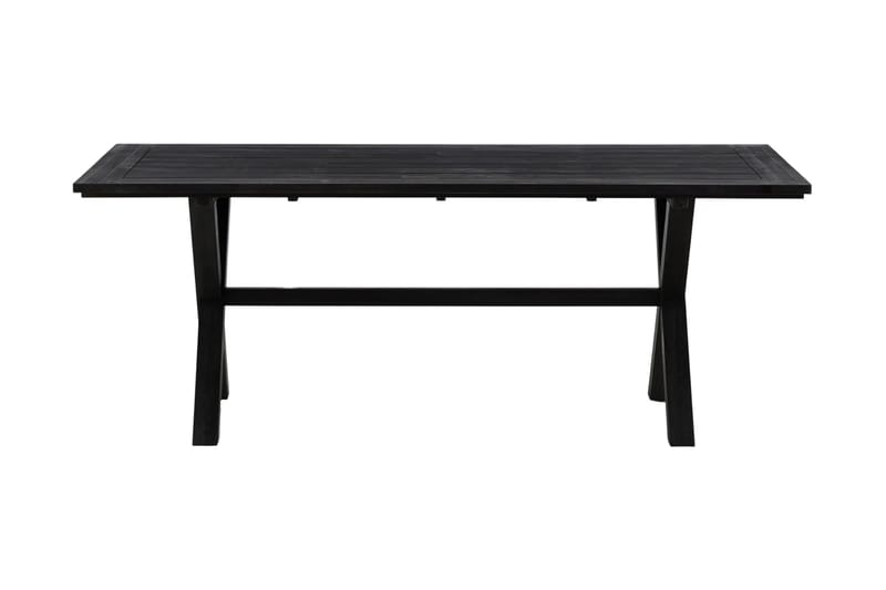 Rives Matbord Utomhus 200 cm - Svart - Utemöbler - Utebord & trädgårdsbord - Matbord utomhus