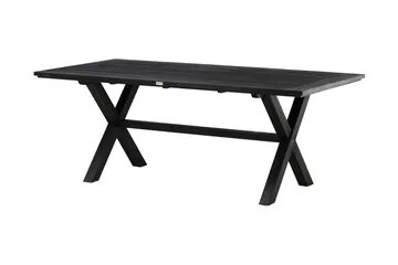 Rives Matbord Utomhus 200 cm - Svart - Utemöbler - Utebord & trädgårdsbord - Matbord utomhus