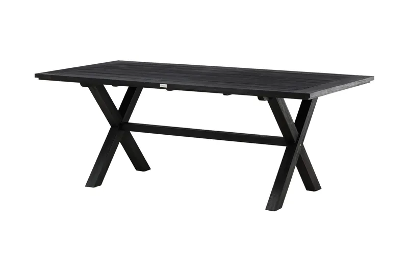 Rives Matbord Utomhus 200 cm - Svart - Utemöbler - Utebord & trädgårdsbord - Matbord utomhus