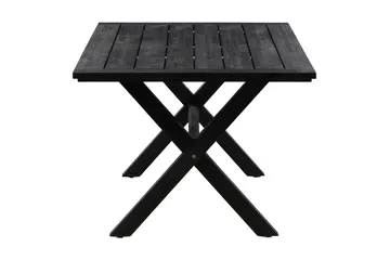 Rives Matbord Utomhus 200 cm - Svart - Utemöbler - Utebord & trädgårdsbord - Matbord utomhus