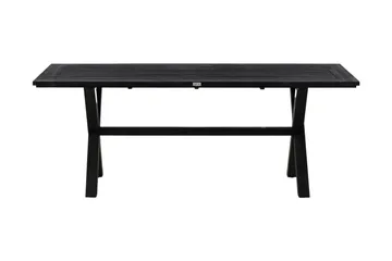 Rives Matbord Utomhus 200 cm - Svart - Utemöbler - Utebord & trädgårdsbord - Matbord utomhus