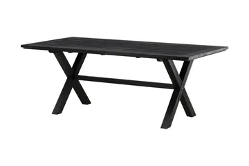 Rives Matbord Utomhus 200 cm - Svart - Utemöbler - Utebord & trädgårdsbord - Matbord utomhus
