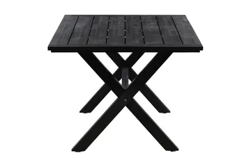 Rives Matbord Utomhus 200 cm - Svart - Utemöbler - Utebord & trädgårdsbord - Matbord utomhus