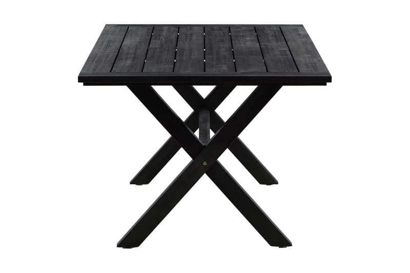 Rives Matbord Utomhus 200 cm - Svart - Utemöbler - Utebord & trädgårdsbord - Matbord utomhus