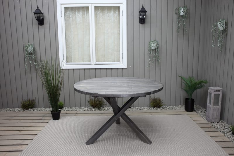 Scottsdale Matbord Utomhus 112 cm Runt Shabby Chic - KWA - Utemöbler - Utebord & trädgårdsbord - Matbord utomhus