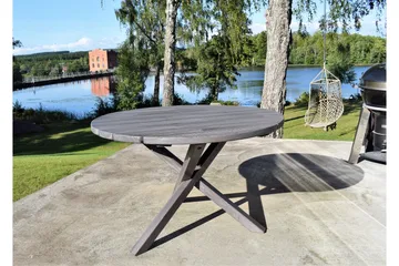 Scottsdale Matbord Utomhus 112 cm Runt Shabby Chic - KWA - Utemöbler - Utebord & trädgårdsbord - Matbord utomhus